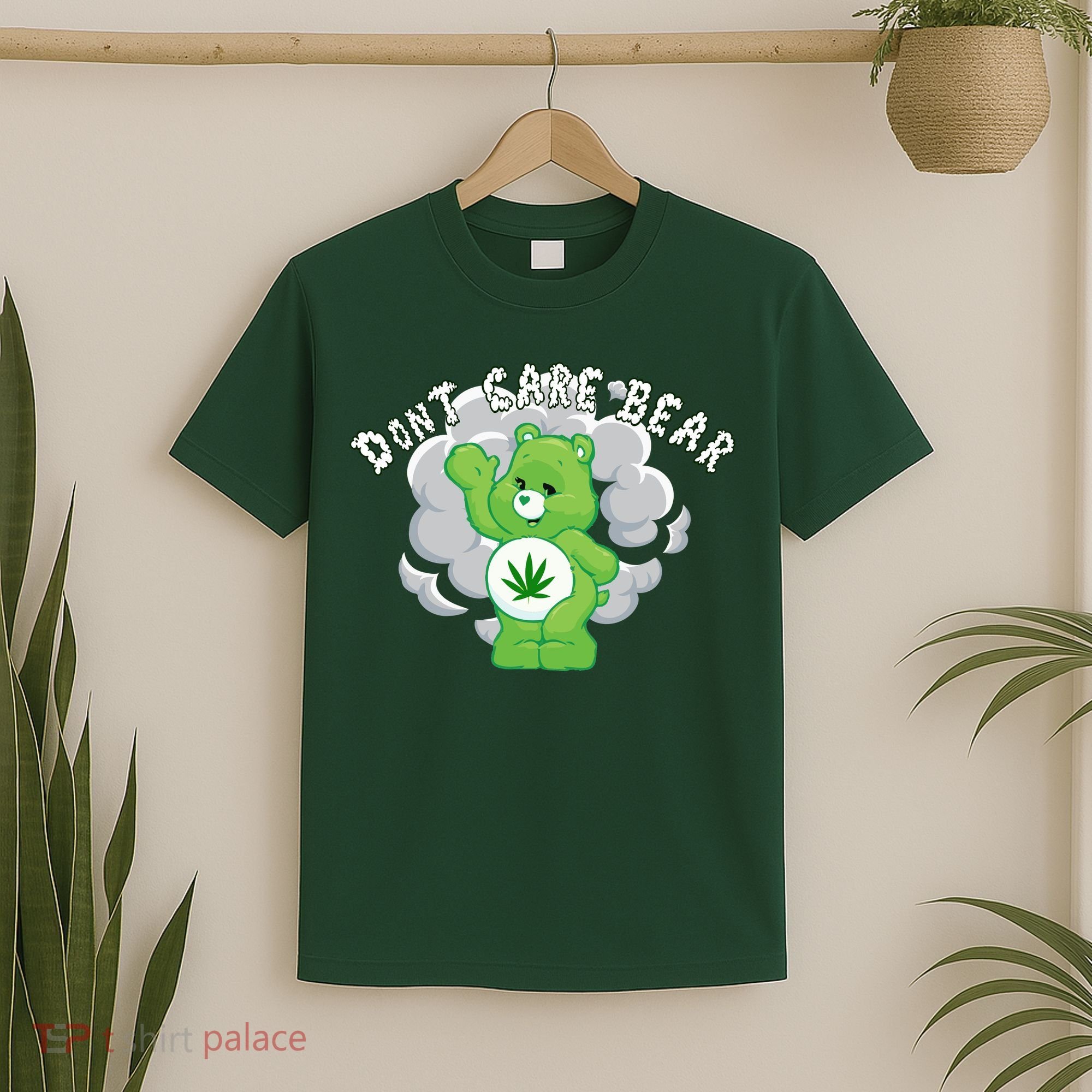 Don't Care Smoking Bear T-Shirt