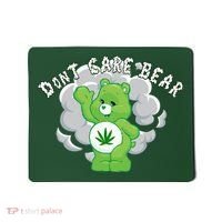 Don't Care Smoking Bear Mousepad thumb 0