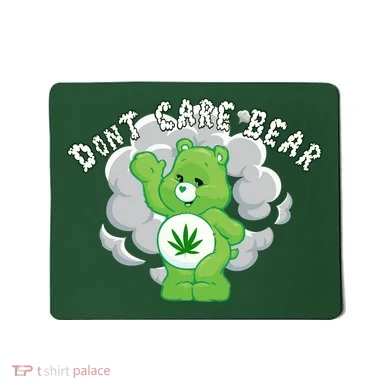 Don't Care Smoking Bear Mousepad