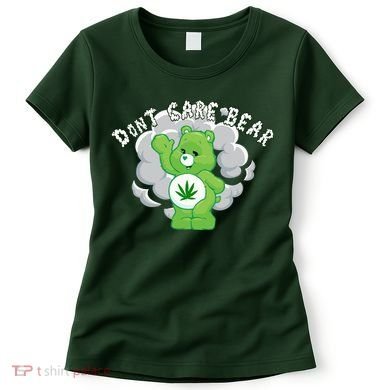 Don't Care Smoking Bear Women's T-Shirt