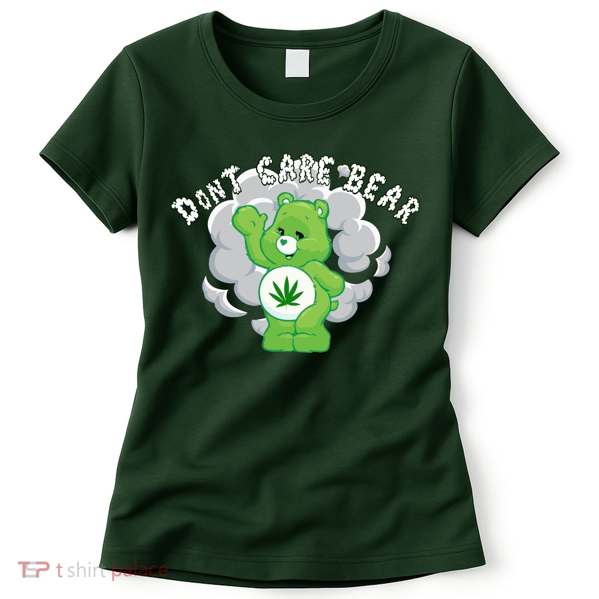 Don't Care Smoking Bear Women's T-Shirt