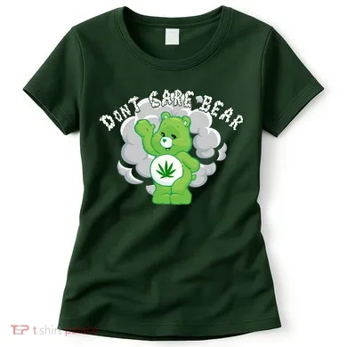 Don't Care Smoking Bear Women's T-Shirt
