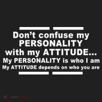 Don't Confuse My Personality With My Attitude Beanie thumb 2