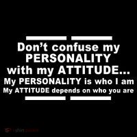 Don't Confuse My Personality With My Attitude Tank Top thumb 6