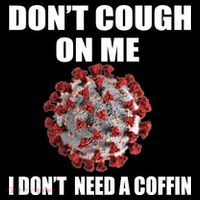 Don't Cough On Me I Don't Need A Coffin Ornament thumb 1