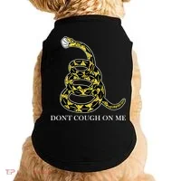 Don't Cough On Me Safety Awareness Doggie Tank thumb 0