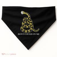 Don't Cough On Me Safety Awareness USA-Made Doggie Bandana thumb 0