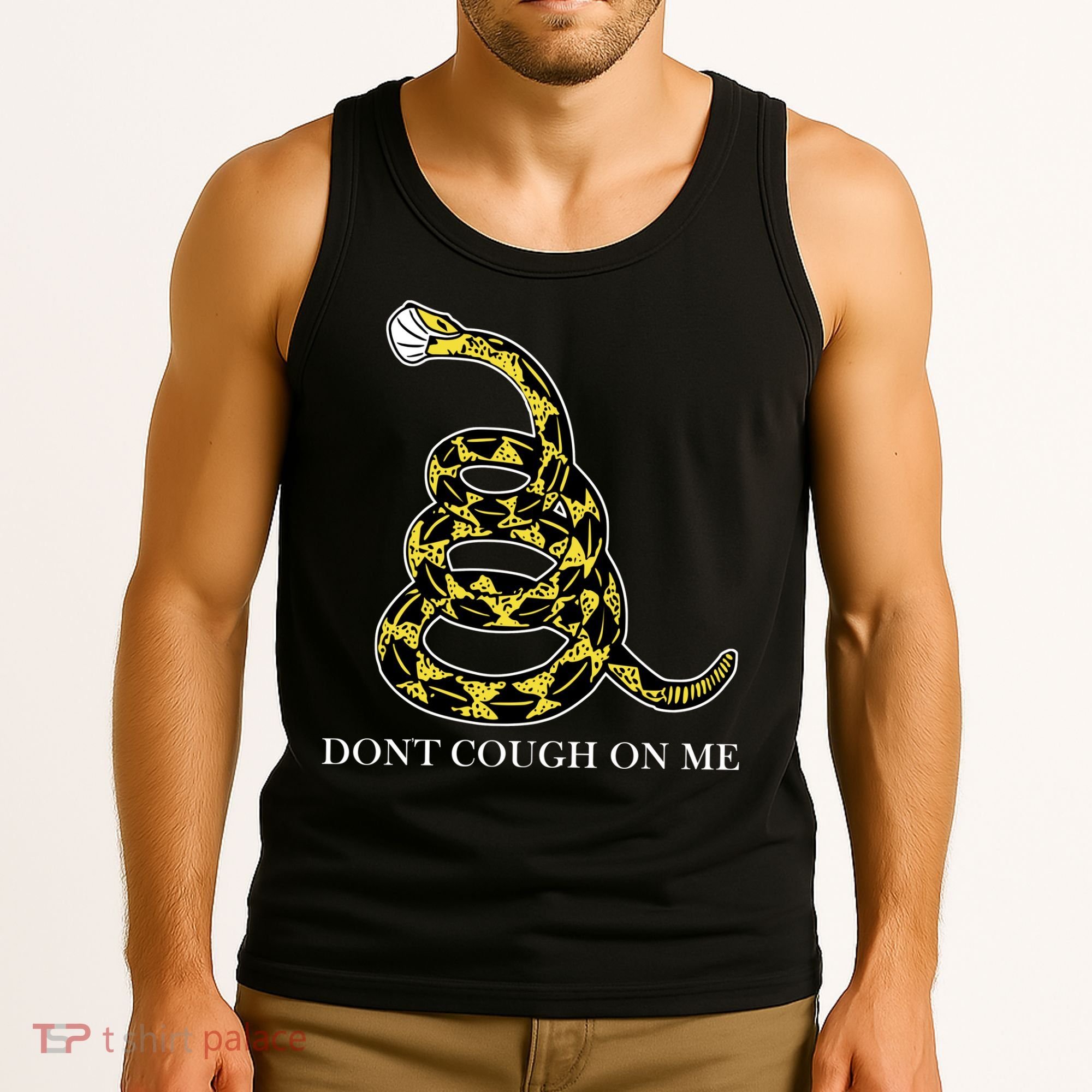 Don't Cough On Me Safety Awareness Tank Top