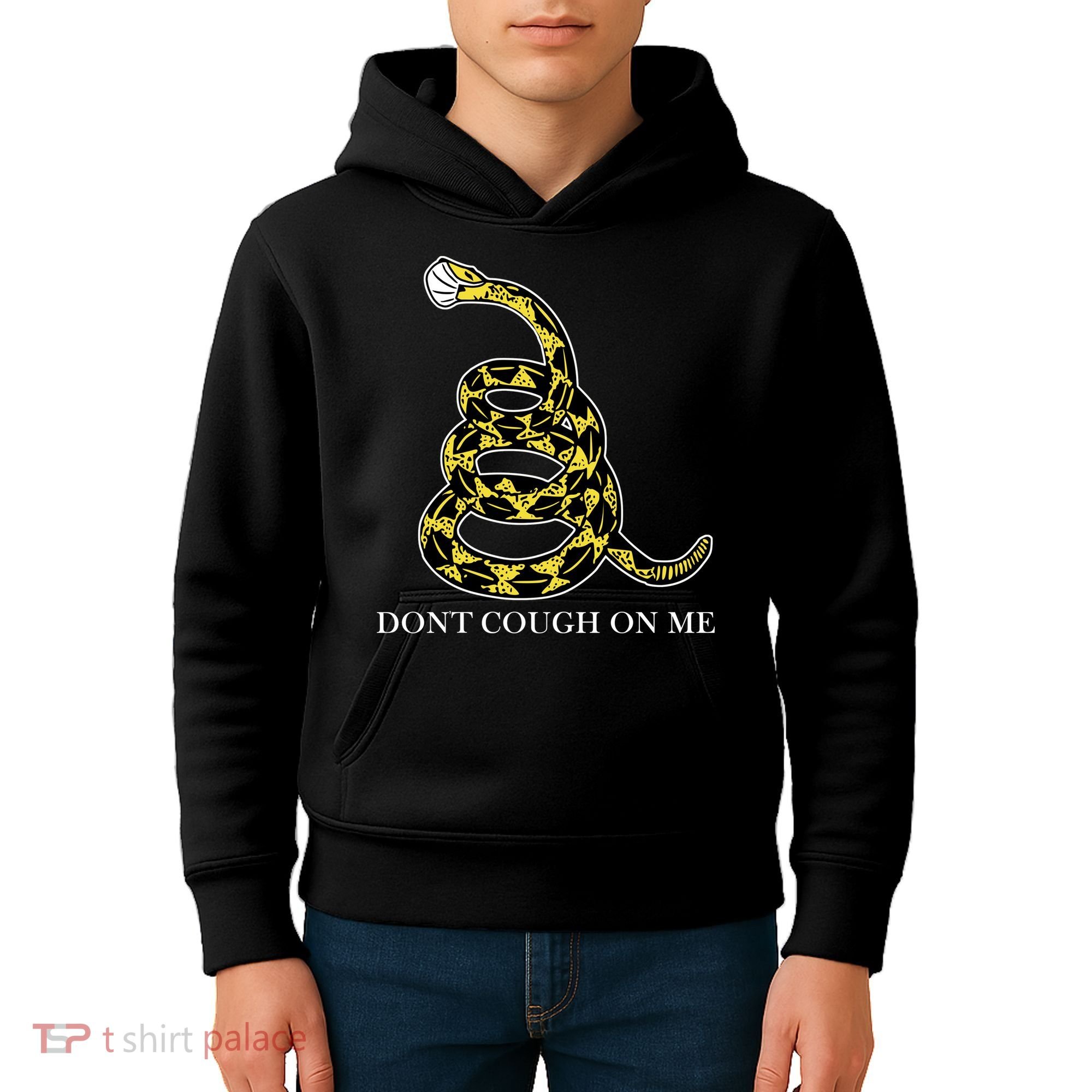 Don't Cough On Me Safety Awareness Kids Hoodie