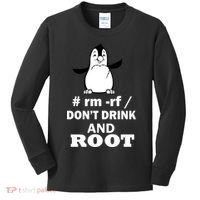Don't Drink And Root Kids Long Sleeve Shirt thumb 0