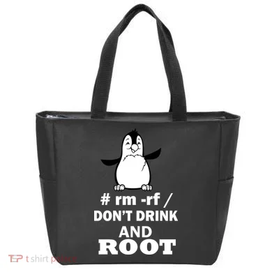 Don't Drink And Root Tote Bag