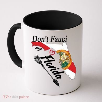 Don't Fauci My Florida Flag Vintage Coffee Mug
