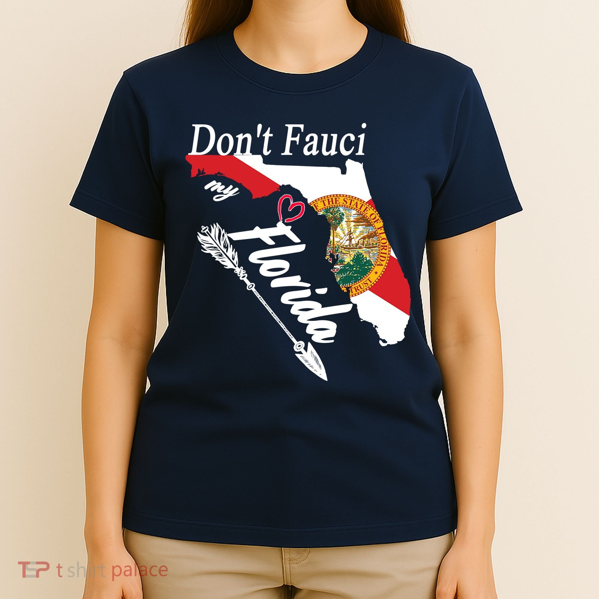 Don't Fauci My Florida Flag Vintage T-Shirt