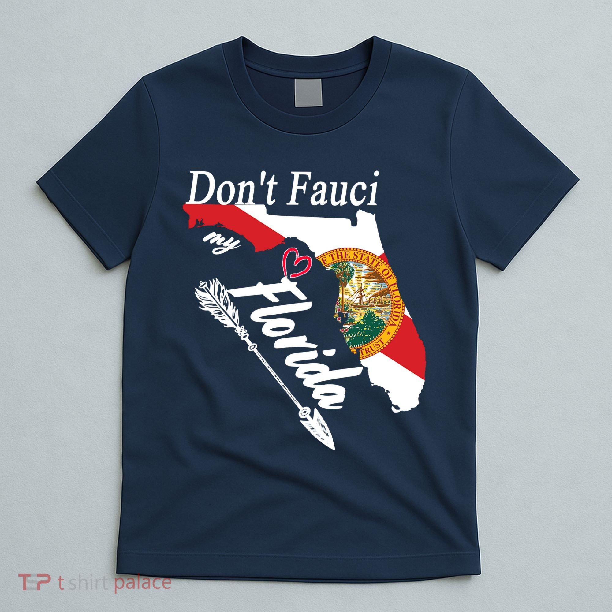 Don't Fauci My Florida Flag Vintage T-Shirt