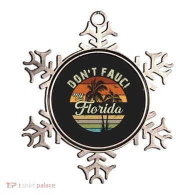 Don't Fauci My Florida Retro Palm Trees Ornament