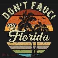 Don't Fauci My Florida Retro Palm Trees Ornament thumb 1