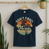 Don't Fauci My Florida Retro Palm Trees T-Shirt thumb 2