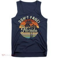 Don't Fauci My Florida Retro Palm Trees Tank Top thumb 0