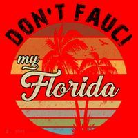 Don't Fauci My Florida Retro Palm Trees Santa Hat thumb 1
