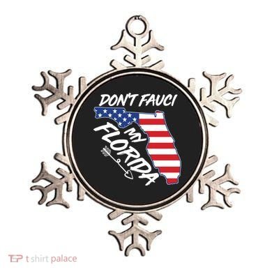 Don't Fauci My Florida USA American Flag State Ornament