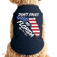 Don't Fauci My Florida USA American Flag State Doggie Tank thumb 0