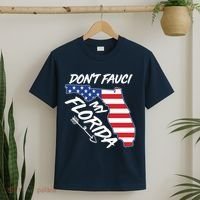 Don't Fauci My Florida USA American Flag State T-Shirt thumb 2