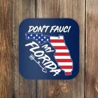 Don't Fauci My Florida USA American Flag State Coaster thumb 0