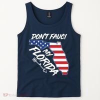 Don't Fauci My Florida USA American Flag State Tank Top thumb 2
