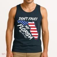Don't Fauci My Florida USA American Flag State Tank Top thumb 3