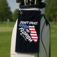 Don't Fauci My Florida USA American Flag State Golf Towel thumb 2