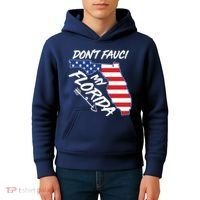 Don't Fauci My Florida USA American Flag State Kids Hoodie thumb 4