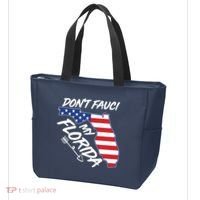 Don't Fauci My Florida USA American Flag State Tote Bag thumb 3