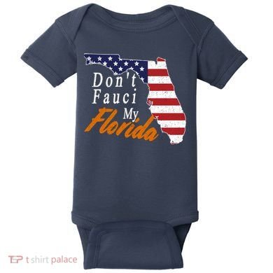 Don't Fauci My Florida Vintage Baby Bodysuit
