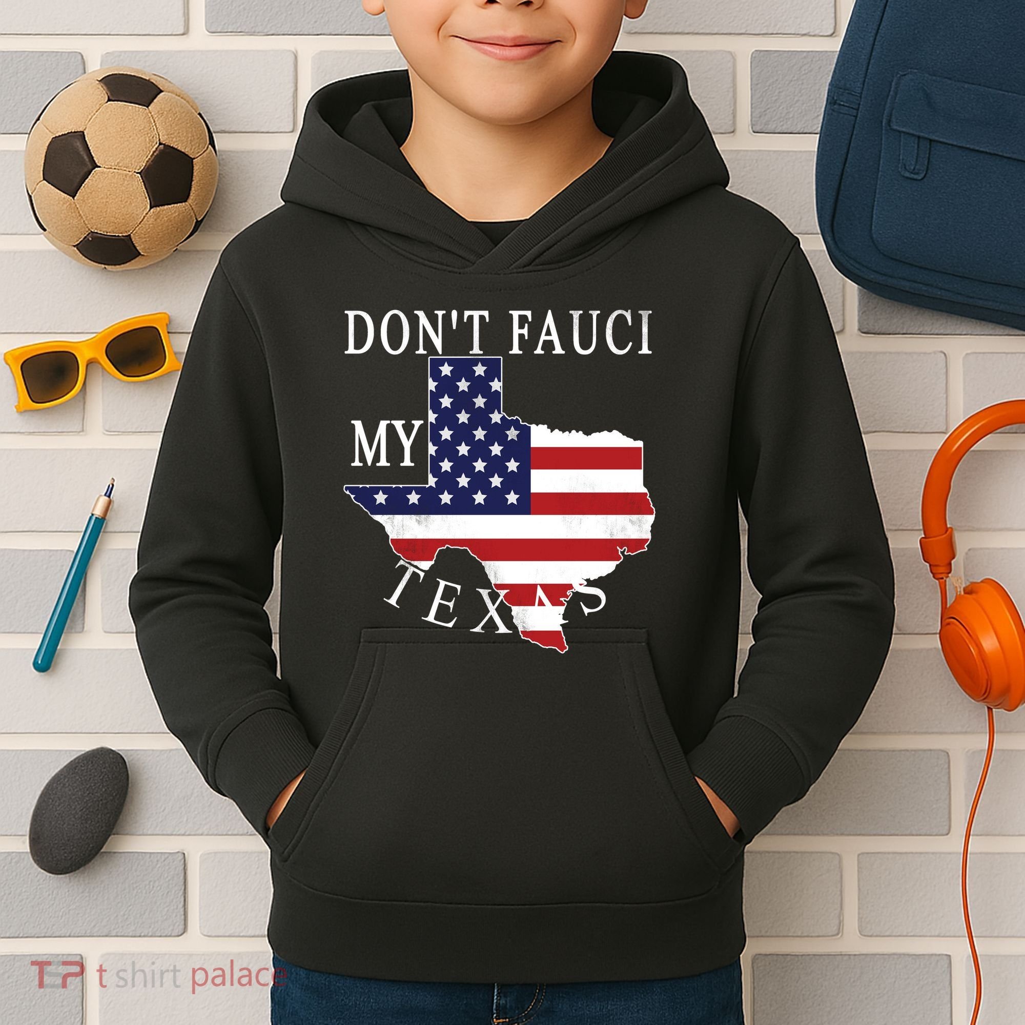Don't Fauci My Texas Kids Hoodie