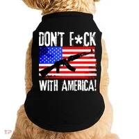 Don't F*ck With America! Doggie Tank thumb 0