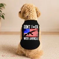 Don't F*ck With America! Doggie Tank thumb 2