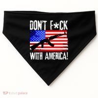 Don't F*ck With America! USA-Made Doggie Bandana thumb 0