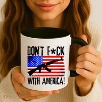 Don't F*ck With America! Coffee Mug thumb 3
