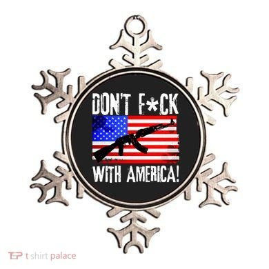 Don't F*ck With America! Ornament
