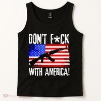 Don't F*ck With America! Tank Top thumb 2
