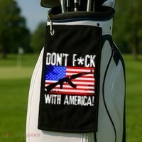 Don't F*ck With America! Golf Towel thumb 2