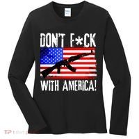 Don't F*ck With America! Women's Long Sleeve Shirt thumb 0