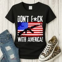Don't F*ck With America! Women's T-Shirt thumb 3