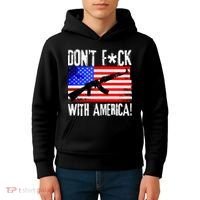 Don't F*ck With America! Kids Hoodie thumb 4