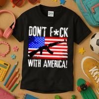 Don't F*ck With America! Kids T-Shirt thumb 3