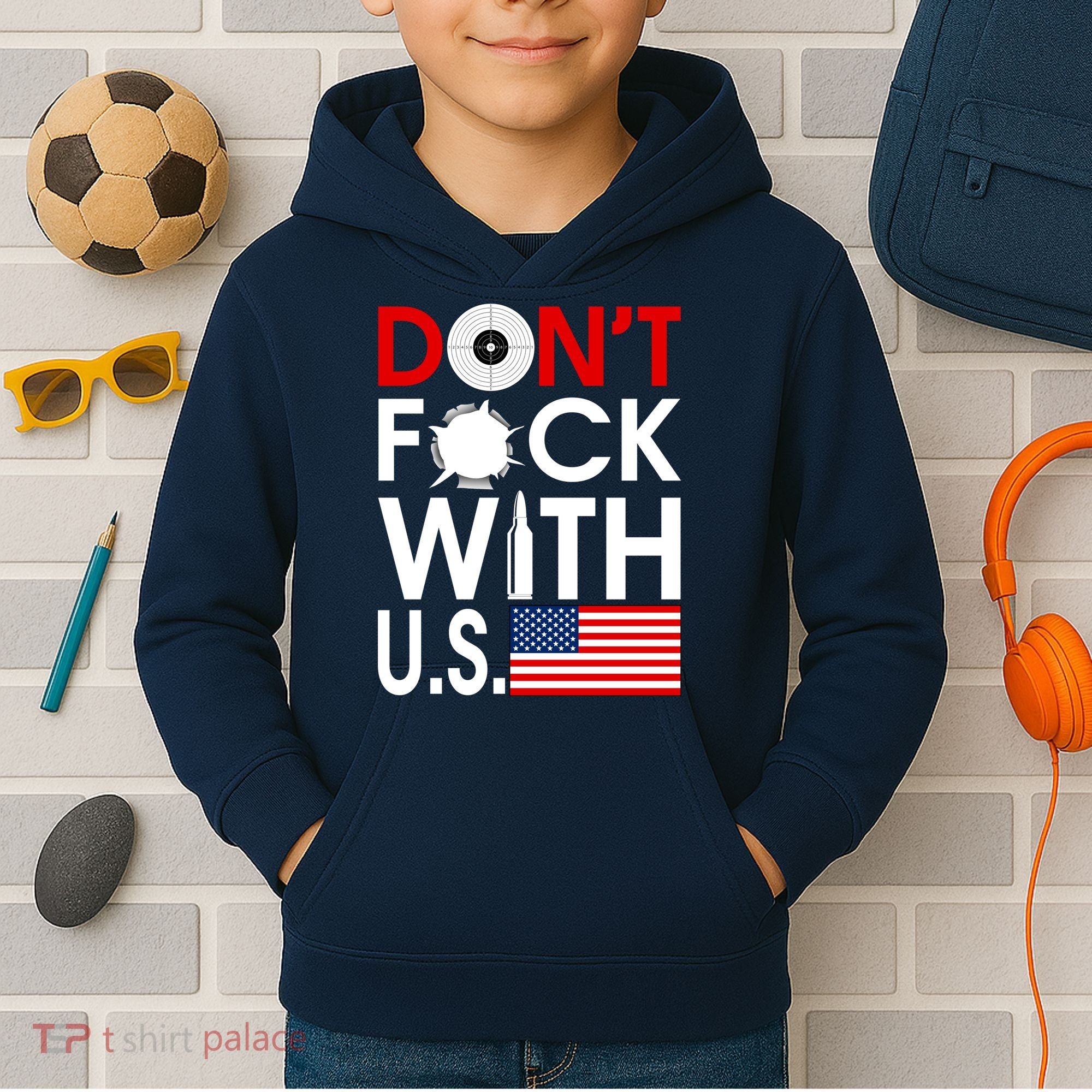 Don't F*ck With US Kids Hoodie