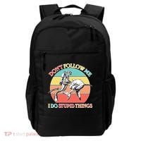 Don't Follow Me I Do Stupid Things Scuba Diver Backpack thumb 0