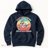 Don't Follow Me I Do Stupid Things Scuba Diver Hoodie thumb 0