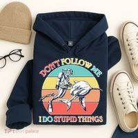 Don't Follow Me I Do Stupid Things Scuba Diver Hoodie thumb 4