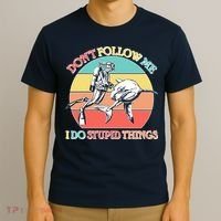 Don't Follow Me I Do Stupid Things Scuba Diver T-Shirt thumb 3